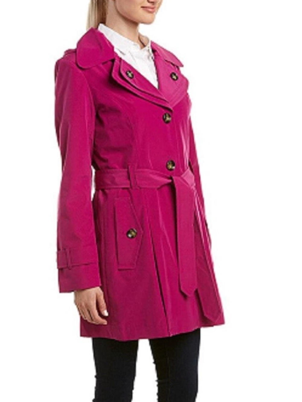 Tommy Hilfiger Pink Trench Coat Size M
